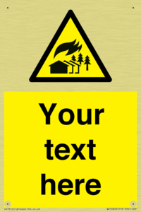 Custom Warning: Large scale fire zone